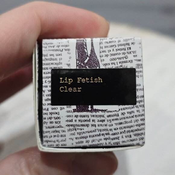 Pat McGrath ✦ Lip Fetish Clear Balm ✦ Gold White Tube 0.35oz NWT Italian Made - Picture 3 of 9
